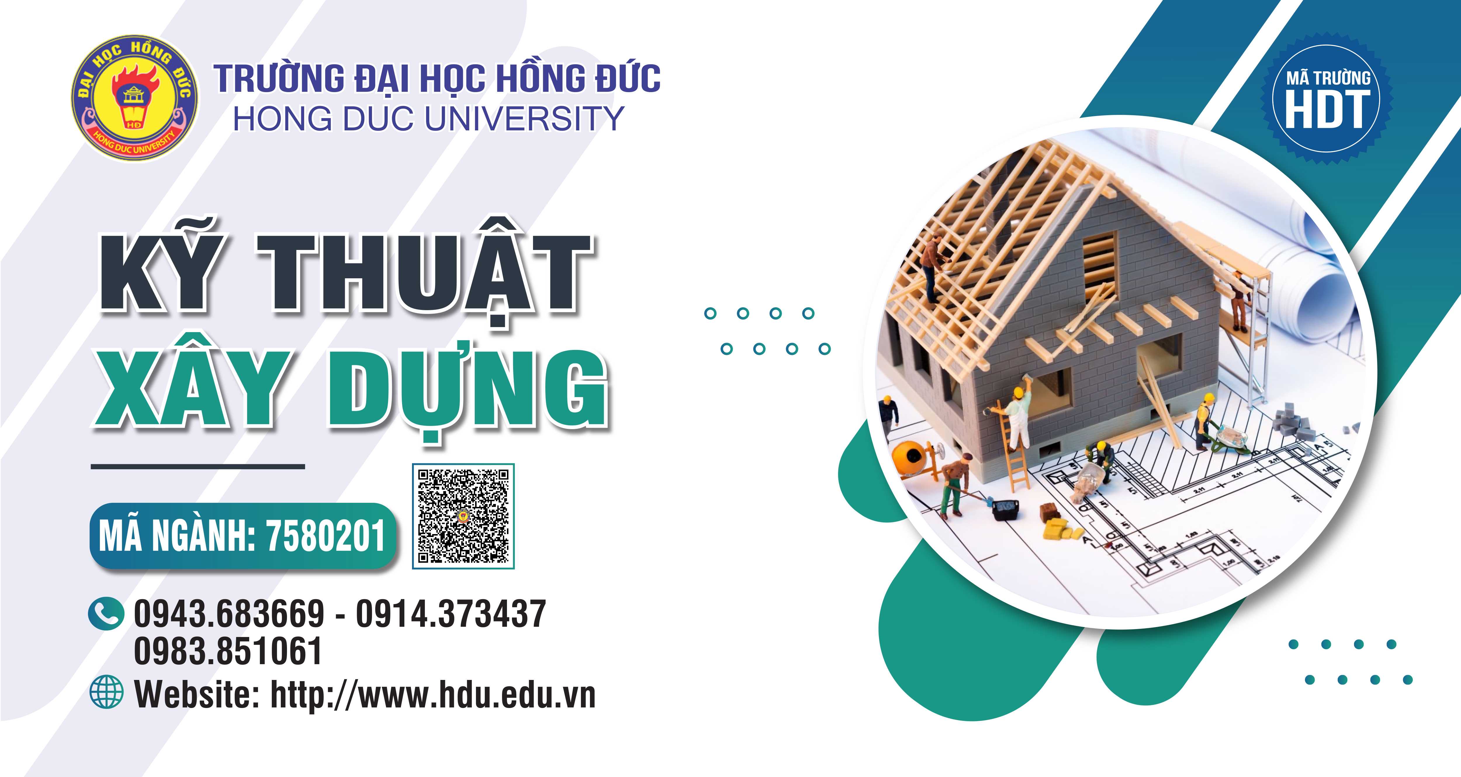 Ngành Kỹ thuật xây dựng tại Trường Đại học Hồng Đức
